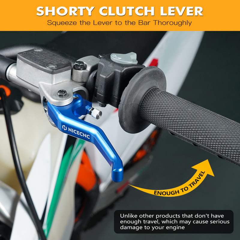 Páčka spojky NiceCNC Shorty pre Sherco SE SEF 250R 300R 450R 2015-2023 Husqvarna FC 250 350 450 TC 125 250 FX 350 450 2022-2023