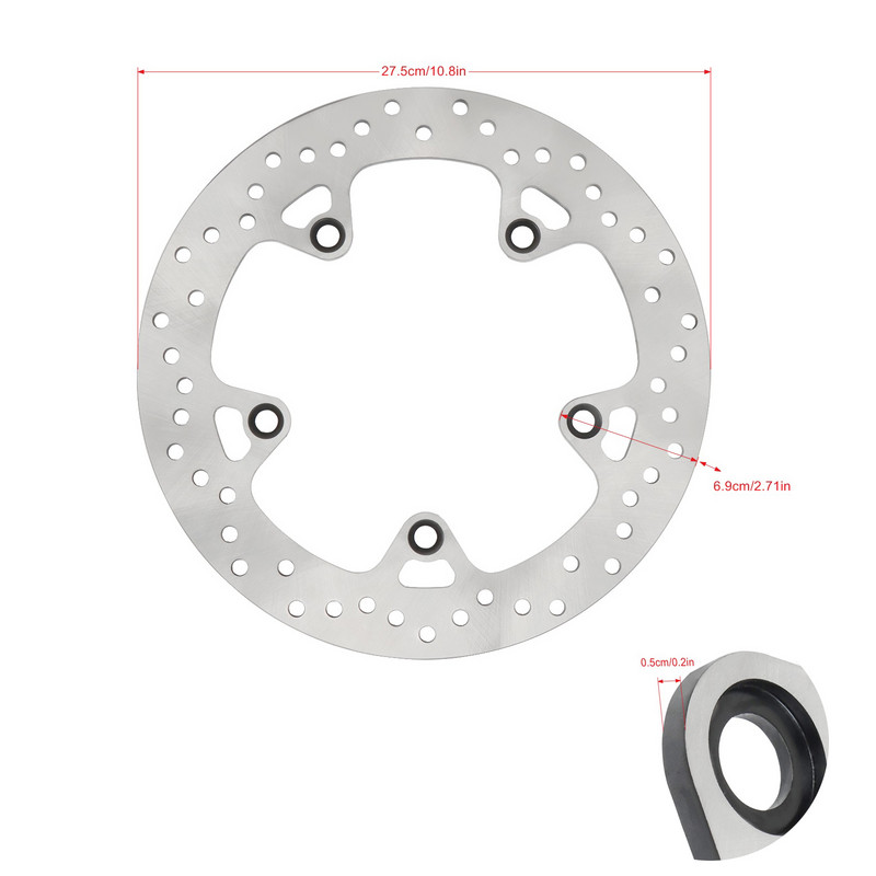 BMW R Nine TR NINET 2014-2023 R1200GS R1200RT R1200ST R1200S R1200R 2002-2019 motorkerékpár hátsó féktárcsa rotorhoz