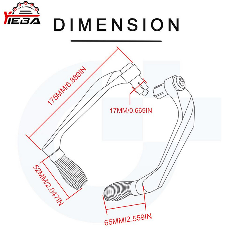 Motocikls 7/8" 22mm bremžu sajūga sviras Stūres aizsargsargs APRILIA RS125 RS 125 1996 1997 1998 1999 2000 2001-2010