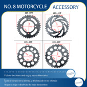 Reťaz 428 520, 37, 41, 43, 45T, 58mm, zadné ozubené koleso pre 50cc, 70cc, 110cc, 125cc, Dirt Pit Bike 428, 37T, 41T