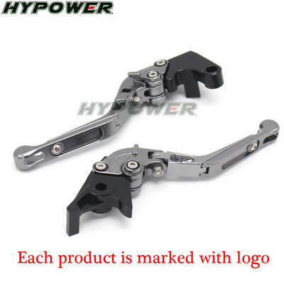 Lézeres logó (S1000R) kék+titán CNC összecsukható kihúzható motorkerékpár féktengelykapcsoló karok BMW S1000R (CC nélkül és nélkül) 2015-2018