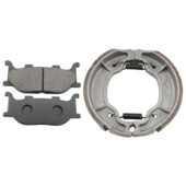 Pre Yamaha XV125 XV250 XVS125 Virago Dragstar V Star 125 250 XV XVS Predné brzdové doštičky, sada dielov pre zadné brzdové čeľuste