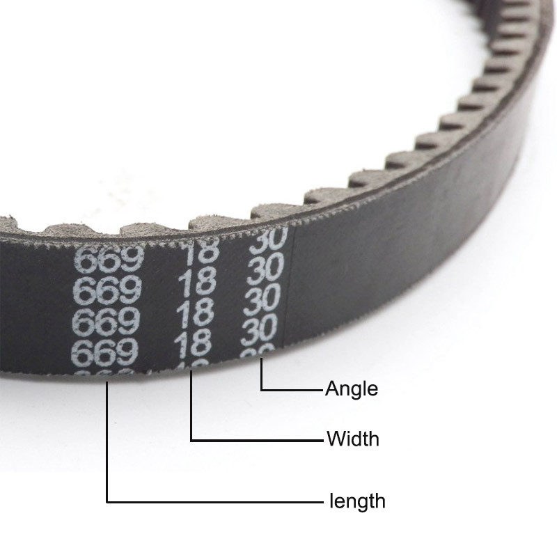 Motociklo motorolerio pavaros diržas 669 729 799 743 788 835 842, skirtas GY6 50cc 150cc 139qmb 1p39qmb 147qmd 152qmi 157amj Minarelli JOG