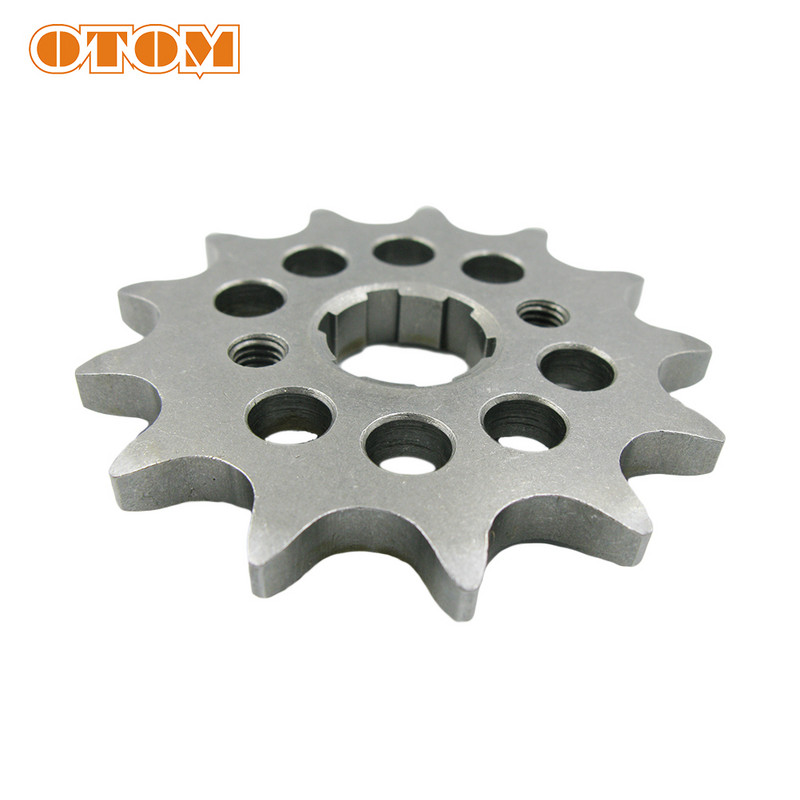 Ozubené koleso motora OTOM pre motocykel 13T s prednou reťazou motora pre ZONGSHEN 250CC KAYO T6 K6 ZS250GY-3 4 ventily, diely motora CB125-250
