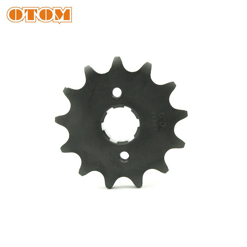 Ozubené koleso motora OTOM pre motocykel 13T s prednou reťazou motora pre ZONGSHEN 250CC KAYO T6 K6 ZS250GY-3 4 ventily, diely motora CB125-250