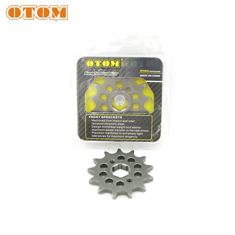 Ozubené koleso motora OTOM pre motocykel 13T s prednou reťazou motora pre ZONGSHEN 250CC KAYO T6 K6 ZS250GY-3 4 ventily, diely motora CB125-250
