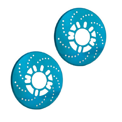 2 buc. capac rotor de frână cu disc pentru frână cu tambur de 14 inchi Capac de frână decorativ din aluminiu rezistent la praf pentru instrumente universale pentru roțile din spate auto