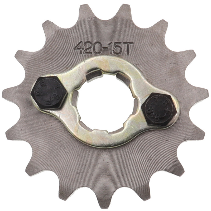 Predný motor 420# 17mm 10T 11T 12T 13T 14T 15T 16T 17T 18T 19T zuby reťaze s poistnou doskou pre motocykel