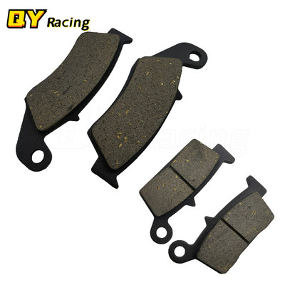 За Yamaha YZ125 YZ250 YZ450 YZ450F 2003-2007 WR250F 2003-2018 WR250R 2008-2015 WR450F 2007-2015 Комплект предни задни спирачни накладки