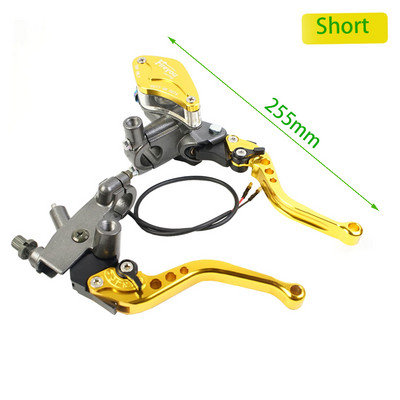 14 mm virzuļa bremžu sajūga svira Motociklam Universāls 22 mm Stūres stienis Perch Line Sajūgs priekš Grom KAWASAKI Z125 Vespa Aprilia