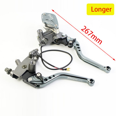 14 mm virzuļa bremžu sajūga svira Motociklam Universāls 22 mm Stūres stienis Perch Line Sajūgs priekš Grom KAWASAKI Z125 Vespa Aprilia