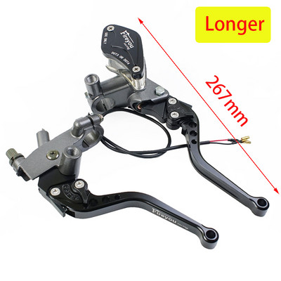 14 mm virzuļa bremžu sajūga svira Motociklam Universāls 22 mm Stūres stienis Perch Line Sajūgs priekš Grom KAWASAKI Z125 Vespa Aprilia