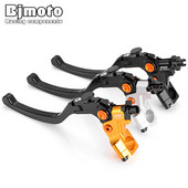 BJMOTO univerzális 7/8" 22 mm-es motorkerékpár tengelykapcsoló kar kábel kuplung fogantyú motoros utcai sportkerékpárhoz