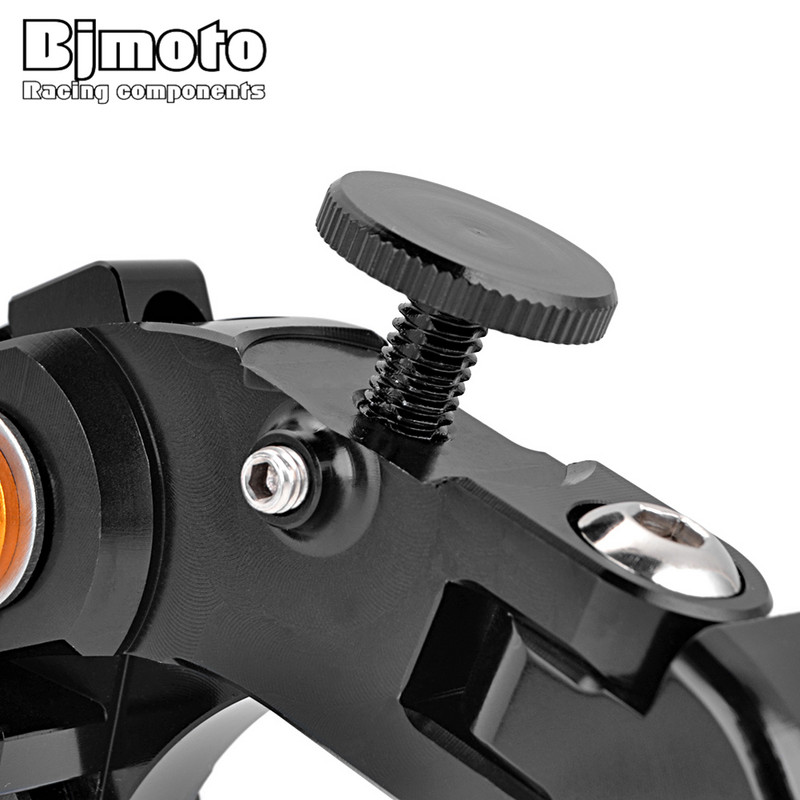 BJMOTO univerzális 7/8" 22 mm-es motorkerékpár tengelykapcsoló kar kábel kuplung fogantyú motoros utcai sportkerékpárhoz