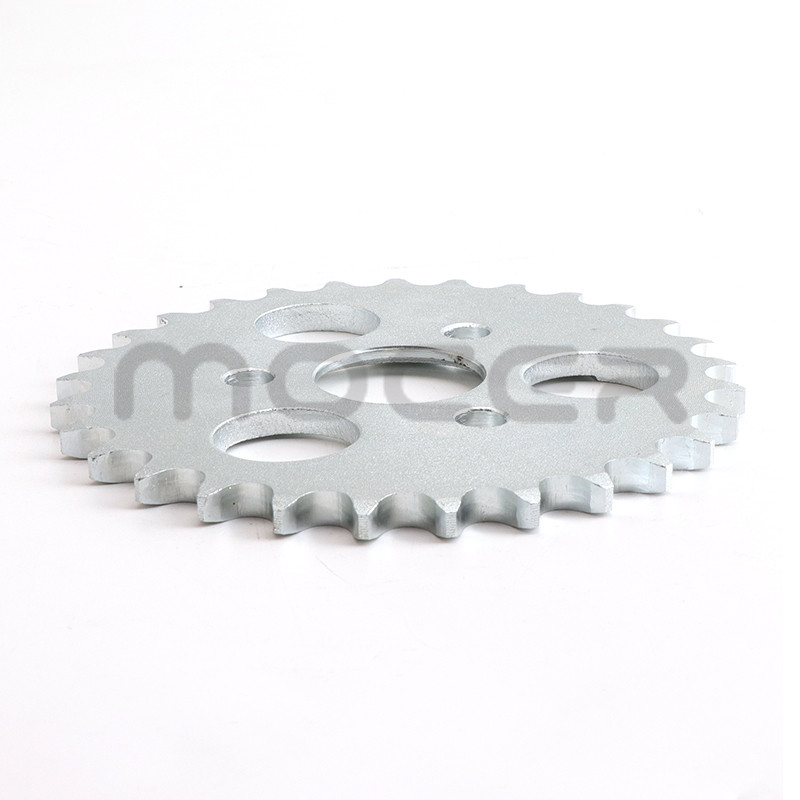 Reťaz pre motocykel 420 24T/26T/28T/29T/31T/35T/37T zuby 30 mm zadné ozubené koleso pre motocykle Honda Monkey, diely do pit dirt bike.