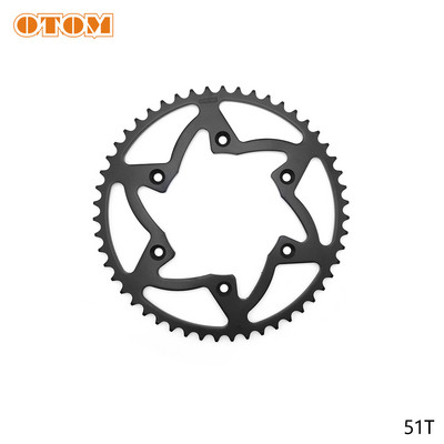 Reťazové koleso OTOM 45T 47T 49T 52T Reťazové koleso pre bicykel a motocykel, zadné a zadné kľukové koleso pre HONDA CR250 CRF250R CRF450 450R