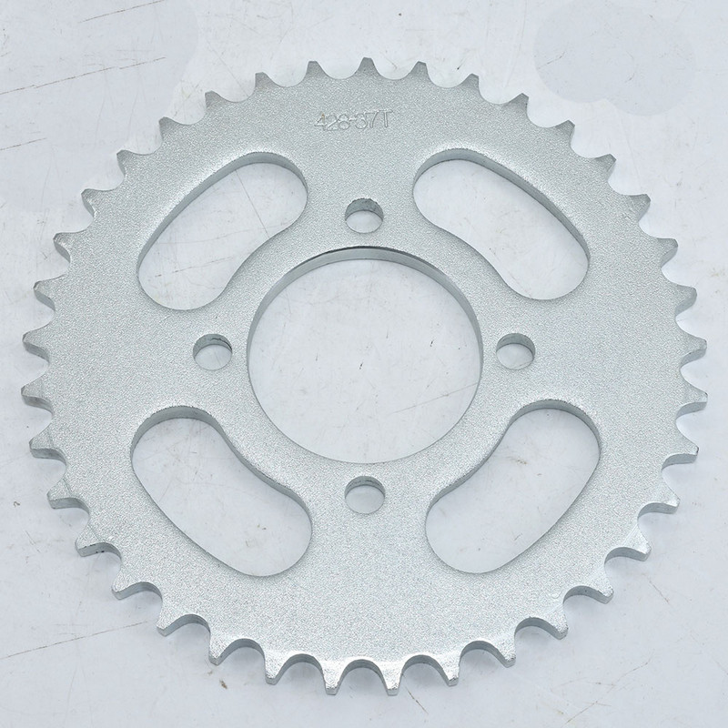 Hátsó lánckerék 420 428 37T 52mm 37 fogas lánc kínai ATV-hez Quad Pit Dirt Bike Motorkerékpár Motor Moped ingyenes szállítás