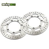 BIKINGBOY For Kawasaki VN 1500 Vulcan Nomad 99 00 01 VN1500 Fi 00 01 02 03 04 05 Első féktárcsák Tárcsák Rotorok rozsdamentes acél