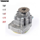 T8F 11 14 17 20 Dantinės sankabos būgnas Pavarų dėžė 33cc 43cc 49cc Ty Rod II Go Kart Mini Moto Dirt Bike Motoroleris Xtreme