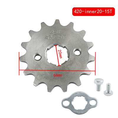 420 420H lanac 17mm 20MM 15T 16T prednji lančanici motora za Taotao Kayo BSE Xmotos Apollo SSR 110 125cc Dirt Pit Bike ATV Quad