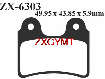 Sada spekaných brzdových doštičiek pre BETA 250 EVO 2-T / 4-T 2009 - 2014, predné, zadné, 14 09 13 12 11 10
