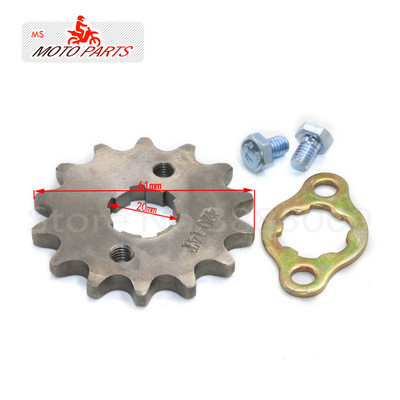 420 10T-19Tooth 20mm első motor lánckerék Orion Taotao SSR SDG Dirt Pit Bike ATV Quad Motor Moped Buggy Scooter motorkerékpárhoz