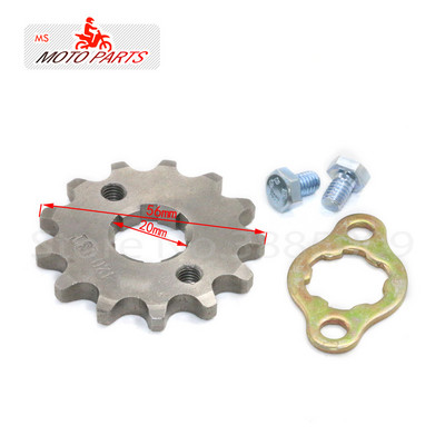 420 10T-19Tooth 20mm első motor lánckerék Orion Taotao SSR SDG Dirt Pit Bike ATV Quad Motor Moped Buggy Scooter motorkerékpárhoz