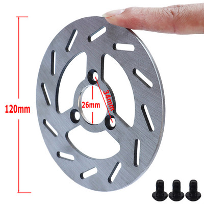 120 mm-es kültéri kerékpáros tárcsafék rotor elektromos robogó fékező rotorok csavarokkal