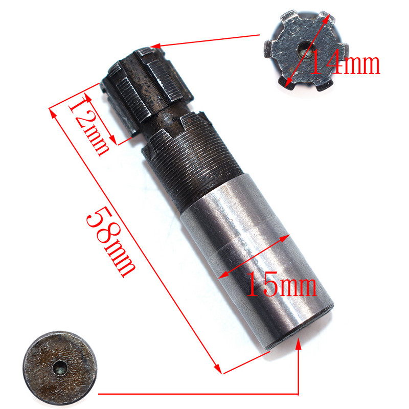 T8F tengelykapcsoló dob sebességváltó lánckerék tengely illeszkedő 33cc 43cc 49cc motor 11 14 17 20 fogas sebességváltó Scooter mini kerékpárhoz