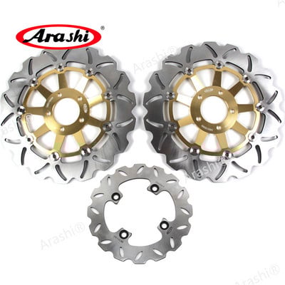 Arashi 1 sada pre KAWASAKI ZX9R NINJA 900 2000-2001 CNC plávajúce predné a zadné brzdové kotúče ZX 9R ZX-9R NINJA 900 2000 2001