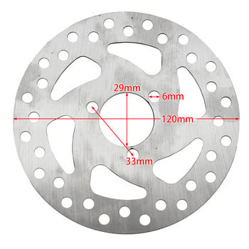 Газов електрически скутер спирачен диск 120 mm 140 mm за 47cc 49cc 2 тактов джобен велосипед Mini Dirt Bike ATV Quad Mini Motorcycle