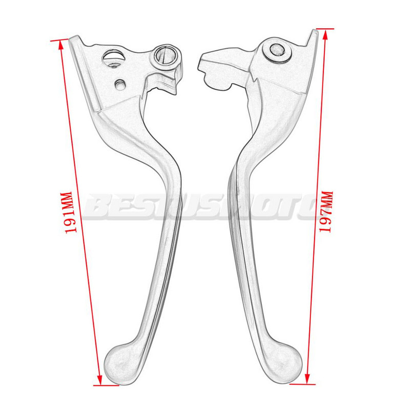 Páky brzdovej spojky pre motocykle Harley Touring Road King Street Glide 2008-2013 FLHT FLHR Classic FLHRC FLHX 2014 - 2018