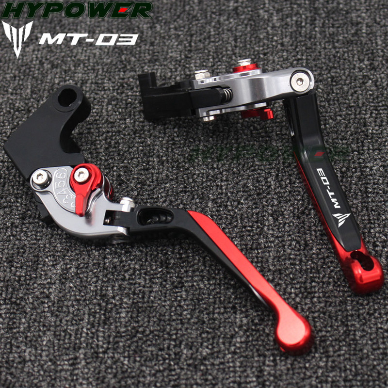 Pentru YAMAHA MT-03 MT03 MT 03 2015 2016 2017 2018 2019 2020 2021 Accesorii pentru motociclete Pârghii de ambreiaj de frână pliabile extensibile