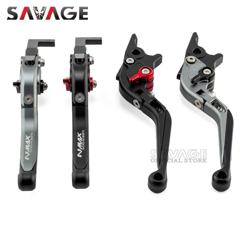 Összecsukható első hátsó fékkarok YAMAHA NMAX 155 2017-2022 NMAX155 2018 2021 motorkerékpárhoz állítható, meghosszabbítható CNC fogantyúk