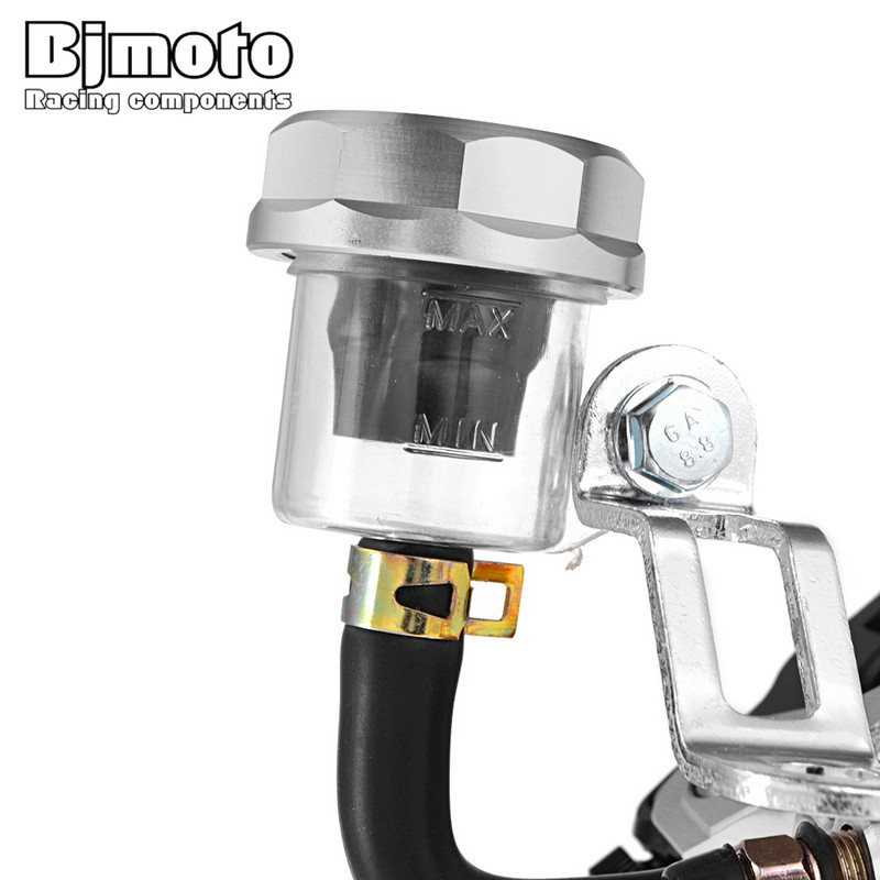 BJMOTO univerzális 19 mm-es 7/8" 22 mm-es motorkerékpár első fék főfékhenger tengelykapcsoló kar kábel motorkerékpár hidraulikus szivattyú fékkarjai