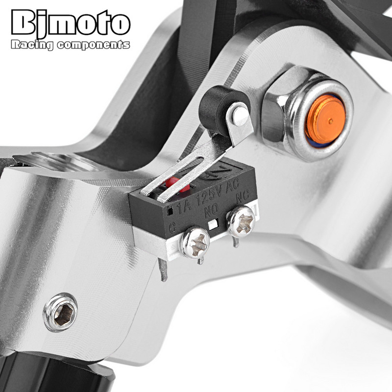 BJMOTO univerzális 19 mm-es 7/8" 22 mm-es motorkerékpár első fék főfékhenger tengelykapcsoló kar kábel motorkerékpár hidraulikus szivattyú fékkarjai
