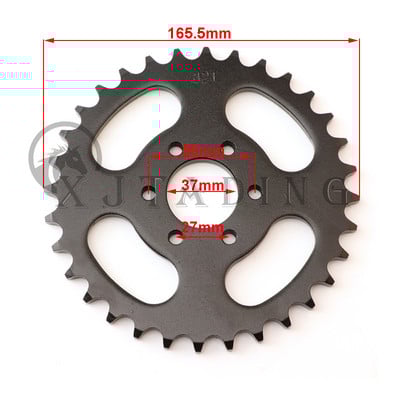 530 Lanț 28T/31T/32T/35T/37T/40T/41T/45T dinți Pinion spate pentru ATV Quad Pit Dirt Bike Buggy Go Kart Motociclete Piese de motor