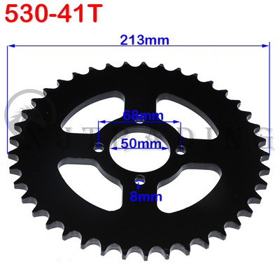 530 Lanț 28T/31T/32T/35T/37T/40T/41T/45T dinți Pinion spate pentru ATV Quad Pit Dirt Bike Buggy Go Kart Motociclete Piese de motor