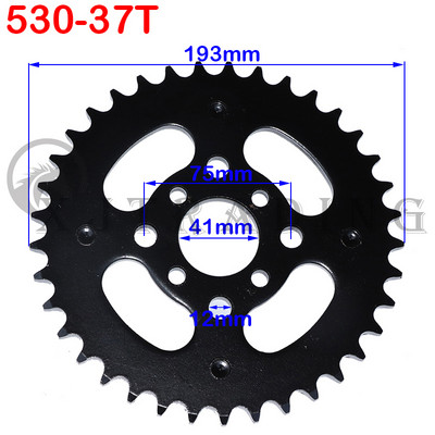 530 Lanț 28T/31T/32T/35T/37T/40T/41T/45T dinți Pinion spate pentru ATV Quad Pit Dirt Bike Buggy Go Kart Motociclete Piese de motor