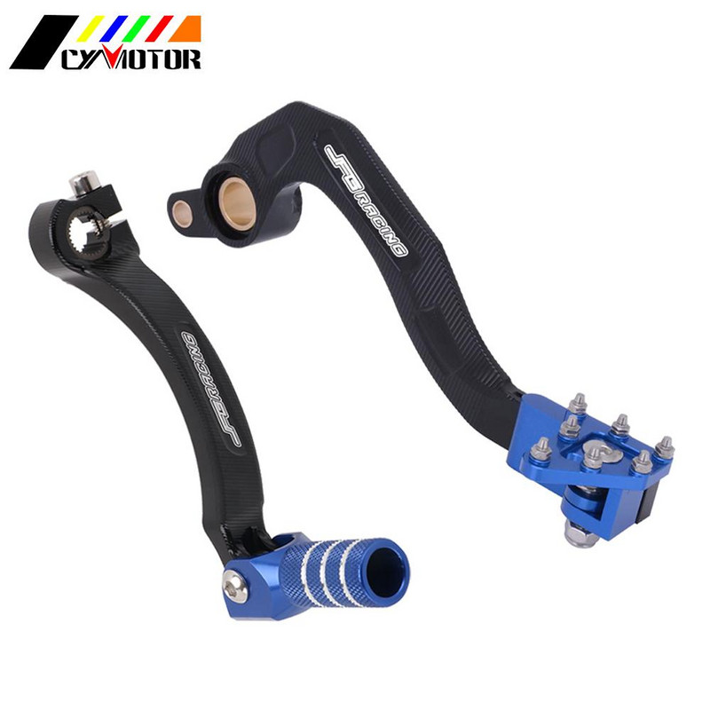 Motociklo CNC pėdos kaiščiai, atramos kojelės perjungimo stabdžių perjungimo pedalo svirtis, skirta Yamaha YZ450F YZ450FX WR450F YZ 450F 450FX WR 450F