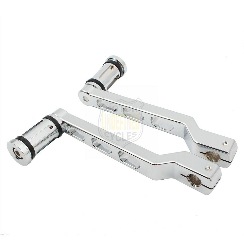 Motociklo kulno pirštų perjungimo svirtis su padalinta guma perjungimo kaiščiu, skirta Harley Fatboy Road King Softail CVO FLHX