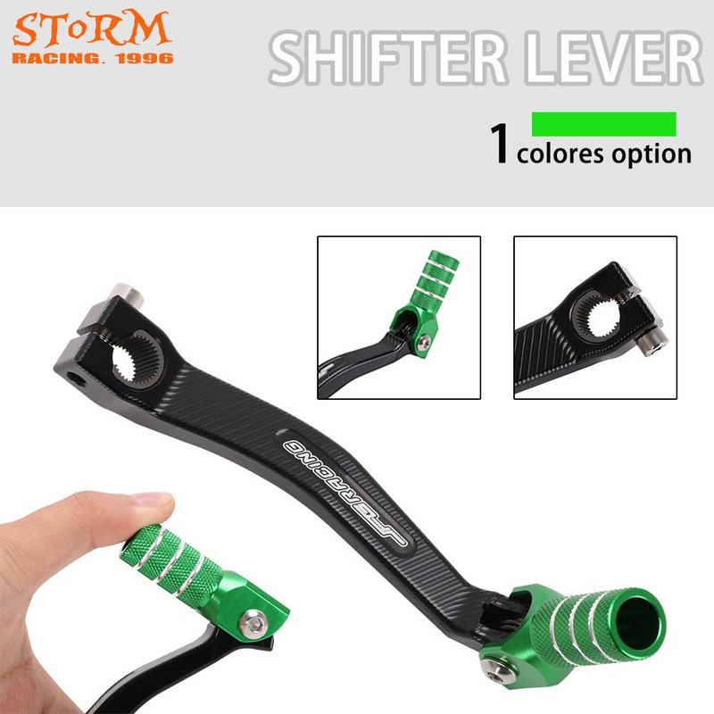 CNC pavarų perjungimo svirties svirties stabdžių pedalas Stabdžių sankabos svirties pėdos, skirtos Kawasaki KXF450 KX450F KXF 450 2009 2010 2011-2017 2018 m.