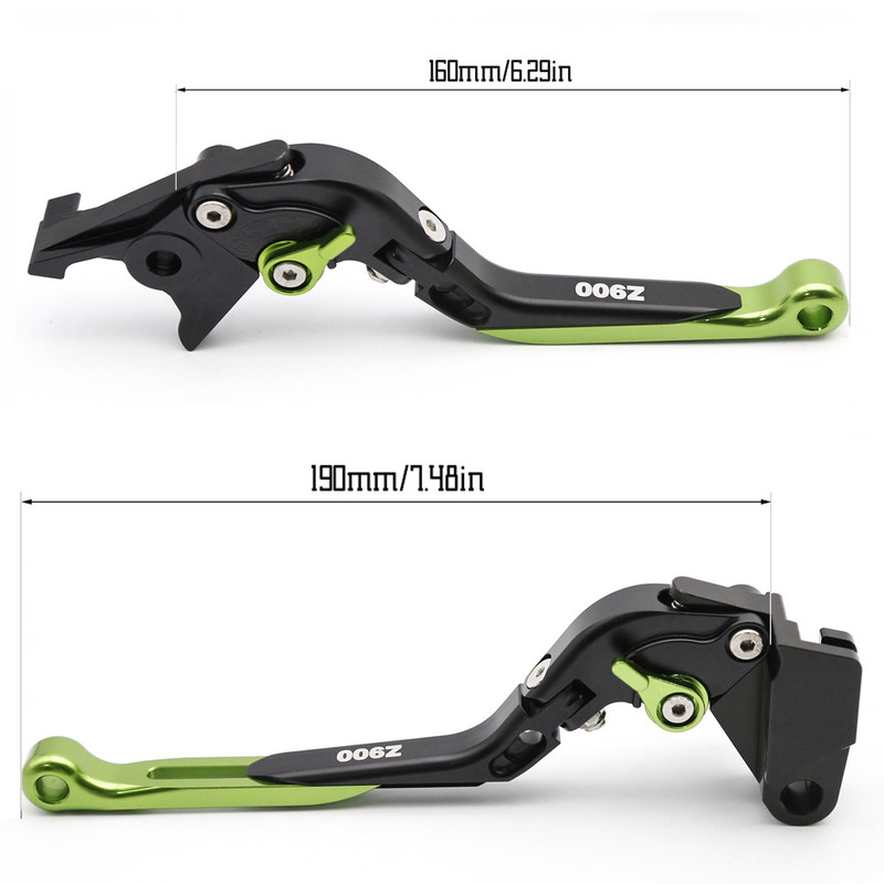 Pre Kawasaki Z900 Z 900 2017-2022 Páky brzdovej spojky pre motocykle Nastaviteľná sklopná výsuvná páka brzdovej spojky