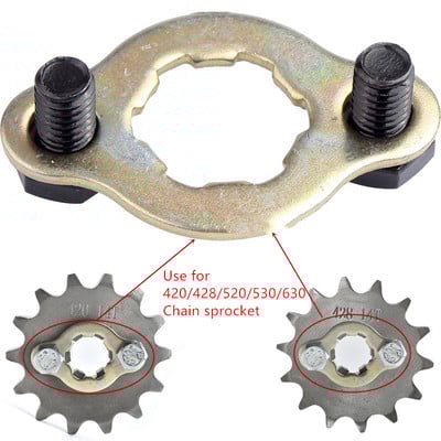 Mootori ketiratta kinnitusplaadi lukustuskomplekt 14/17mm 17/20mm mootorrattale 420/428 kett 50cc-250cc ATV Go Kart Quad Dirt Pit Bike