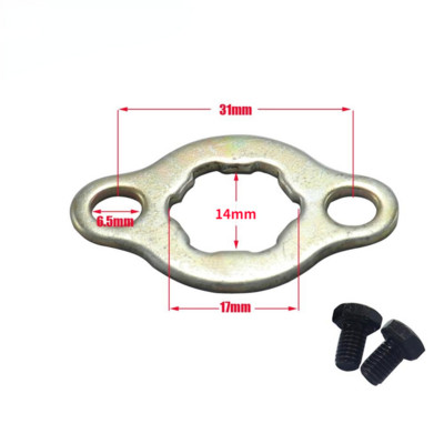 Sada uzamykateľných dosiek na ozubené koleso motora 14/17 mm 17/20 mm pre motocykel 420/428 reťaz 50cc-250cc ATV Go Kart Quad Dirt Pit Bike