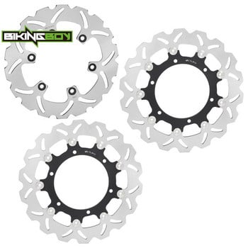 BIKINGBOY Предни задни спирачни дискове Дискове Ротори YZF R1 98 99 00 01 YZF 600 R THUNDERCAT 96-07 03 04 05 YZF 1000 R THUNDERACE 96-02