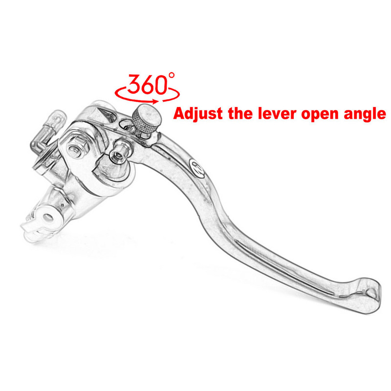 17,5 RCS motociklo stabdžių pagrindinis cilindras sankabos radialinis stabdžių siurblys, 22 mm, skirtas Honda Yamaha Kawasaki Cafe Racer motokroso motociklo daliai