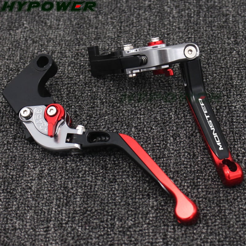 CNC hliníkové rukoväte príslušenstvo pre motocyklové brzdové spojkové páky pre Ducati Monster ST2 M 400 600 620 750 919 M600 ST2