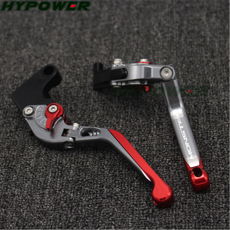 CNC hliníkové rukoväte príslušenstvo pre motocyklové brzdové spojkové páky pre Ducati Monster ST2 M 400 600 620 750 919 M600 ST2