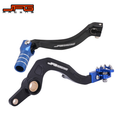 Motorcycle CNC Shifter Shift Pedal Lever Rear Foot Brake Pedal Lever For YAMAHA WR450F WRF450 2012 2013 2014 2015 Dirt Bike
